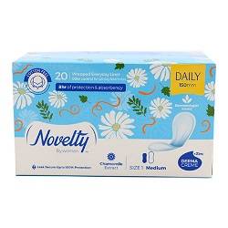 نوار بهداشتی روزانه متوسط نازک سایز 1(20عددی) ناولتی